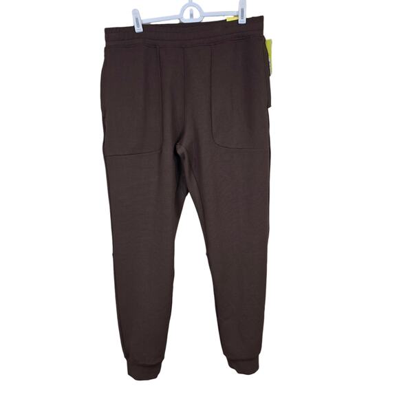 NEW NWT Women's All in Motion Brown Heavy Waffle Jogger Pants | Size Small - Picture 1 of 10